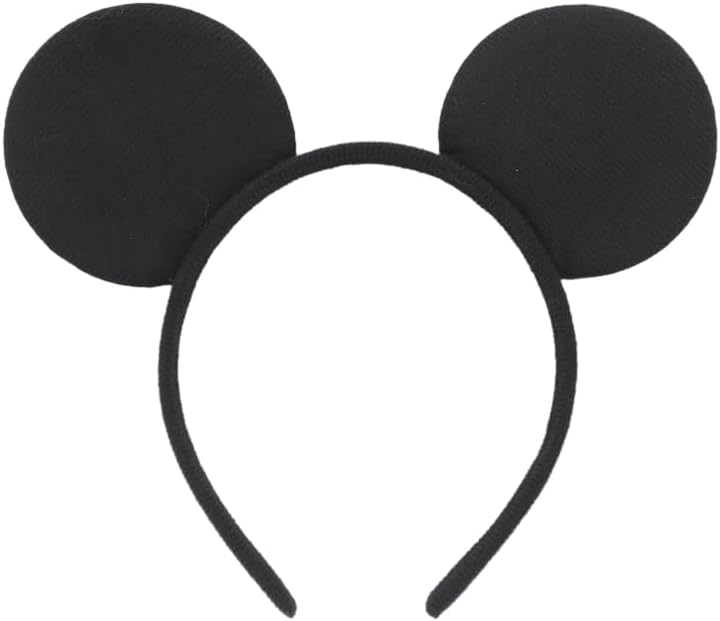 24Pcs Mouse Costume Deluxe Fabric Ears Headband Polka Dots Bow Hairs Accessories Headwear Party Favors Decorations - Image 4