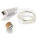 Produktbild hgfter USB aufladbare Weinflasche Cork Licht-Schnur-Partei-Dekoration 1.5M 15LED Weinflasche LED Lichterkette im Freien, warmes Weiß 1PC