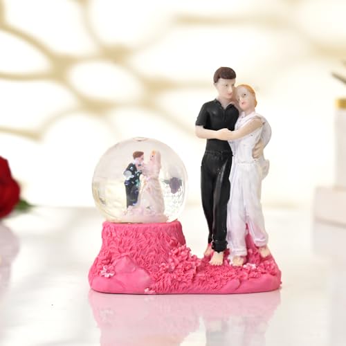CraftVatika Romantic Love Couple Showpiece with Lighting Gift for...