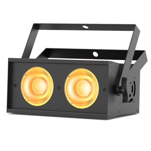 【Facile da installare】questo luci da palco può essere appeso o montato a soffitto, posizionato su un supporto o posizionato sul pavimento, con un angolo che può essere regolato a seconda delle necessità. Se si dispone di una grande sede, si consiglia di utilizzare diversi set di luci par led e combinarle con uno schema di illuminazione per rendere il vostro palcoscenico ancora più impressionante.