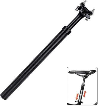 Dropper Post, Bike Seat Posts Bike Suspension Seatpost 27.2 28.6 30.4 30.9 31.6 33.9 mm Alumium Adjustable Seatpost for Road Bike Mountain Bike Fixed Bike Seatpost27.2 * 400mm