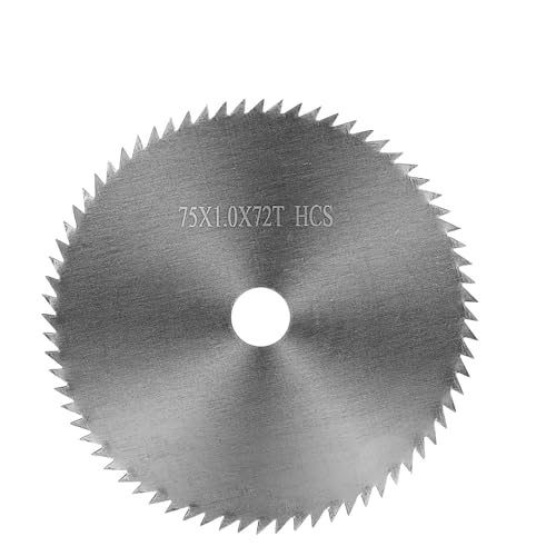 Disque de scie 72 dents et lame de scie circulaire en carbure 75 mm pour outils de coupe