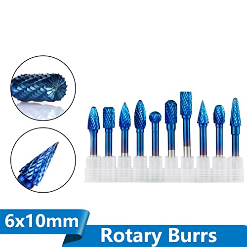 Fraise rotative carbure tungstène 6x10mm pour usiner les angles difficiles - 3