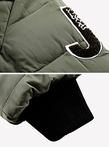 Lisueyne Big Boys’ Hooded Down Coat Mid-Long Winter Puffer Jacket For Kids #TOP3