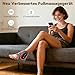 Fußmassagegerät 2 Stück, 3-in-1 Emsense Fussmassagegerät Hochleistungsakku mit 2000 mAh, Portable Cordless Ankle Massagers With 3 Heat Settings 3 Vibration Modes für Knöchel, Ferse, Sohle