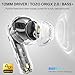 TOZO Hybrid Active Noise Cancelling Wireless Earbuds with 6 Mics AI Clear Call Ear Buds 68H Playtime with LED Display 32 Preset EQs via APP Bluetooth 5.3 IPX8 Waterproof in Ear Headphones