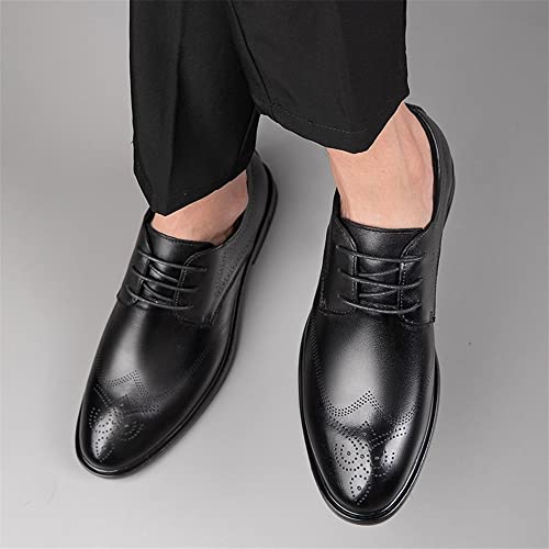 Chaussures Oxford de prestige à lacets et finitions brogues structurées