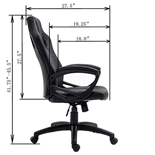 Os Home And Office Aw806 Gaming Chair, Black And Gray #TOP3