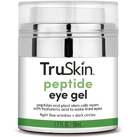 TruSkin Eye Gel for Wrinkles, Dark Circles, Under Eye Puffy Bags, Crepe Eyes, Super Eye Cream Moisturizer Serum for Men & Women - 1.7 fl oz Cover