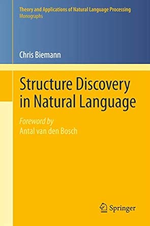 Structure Discovery in Natural Language 2012th Edition book cover