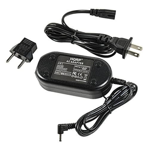 HQRP AC Adapter/Power Supply Compatible with Canon PowerShot S1 is, PowerShot S2 is Digital Camera - Replacement with USA Cord & Euro Plug Adapter