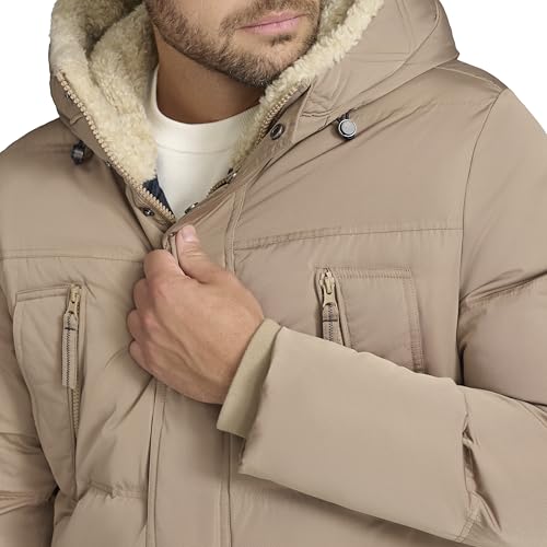 Image of Andrew Marc Men's Outerwear Mackay Faux Fur Lined Parka