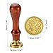PATIKIL Alphabet Y Wax Seal Stamp, Initial Letter Sealing Wax Stamp Classic Retro Removable Brass Head Wooden Handle for Envelope Invitation Cards, Style 2