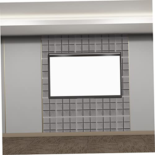 HEMOTON Paneles acústicos de algodón absorbente de sonido 6pcs para estudio de grabación, teatro en casa, oficina, alfombrillas de aislamiento acústico miniatura 6
