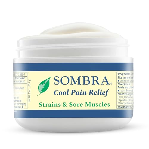 5 Best Cooling Massage Gels for Post-Sports Therapy in 2025 7 Sombra Original Cool Therapy Gel Cold Pain Relief for Swelling, Growing Pains, Soreness, Post-Workout, Vegan Formula Free of Artificial Fragrances, Dyes, NSAID, Wax, Petroleum, Alcohol - 4oz Jar-cooling massage gels for post-sports therapy