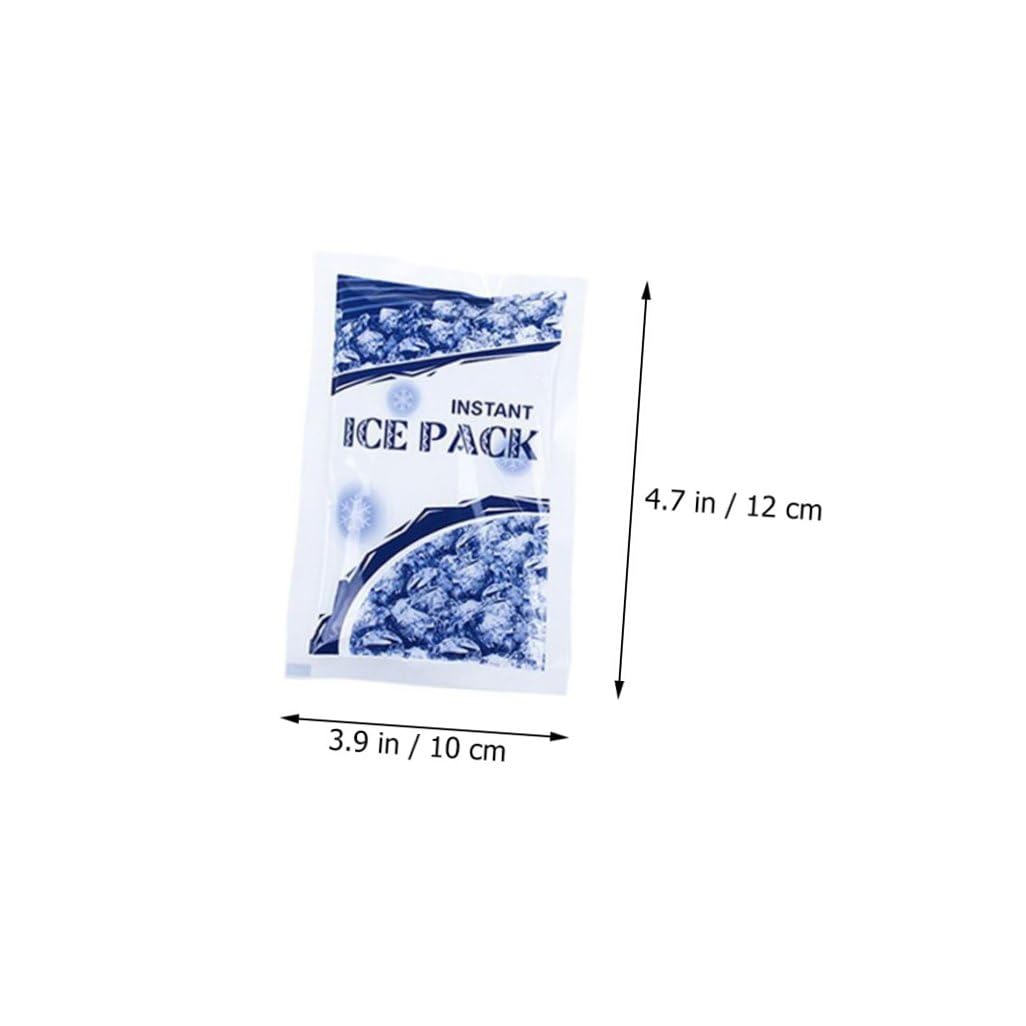 COLLBATH 8 Stück Einweg Eisbeutel Sofort Kühlpack Schnellkühlende Eisbeutel für Verletzungen Kniefreundlich für Erste Hilfe Draußen