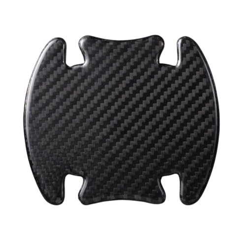 Blue Jay Car Door Handle PU Finger Guard | Paint Protection Sticker | Carbon Fibre Design (Set of 4) for All Cars (Carbon Fibre)-image-10