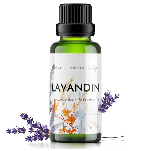 Image of Esslux Lavandin Essential Oil - Pure & Natural Undiluted for Aromatherapy & Skin Therapeutic Grade Oil (Undiluted & Uncut - 100% Virgin) - Massage, Candle Making (Lavandin, 120 ML)