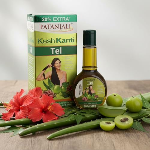 patanjali Kesh Kanti Hair Oil 120ml / 4.05 fl oz - (Pack of 2)