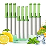 PHYNDR Set de 9 Inhaladores de Aromaterapia | Sin Nicotina | 3 Aromas (Menta, Limón, Naranja) | Para Ejercicios de Respiración y Relajación