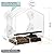 Suekiria Acrylic Window Bird Feeder with 4 Strong Suction Cups, Clear and Transparent Bird House, Removable Food Tray with Drain Holes, Easy Install and Clean for Backyard and Viewing