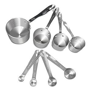 All-Clad 8-teiliges Edelstahl Messbecher und Löffel Set