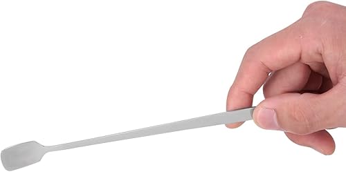 Vista 2 de Yosoo Health Gear Cuchara agitadora multifunción de acero inoxidable con mango largo en forma de lágrima, 1 pieza, 9.84 x 6.7 pulgadas