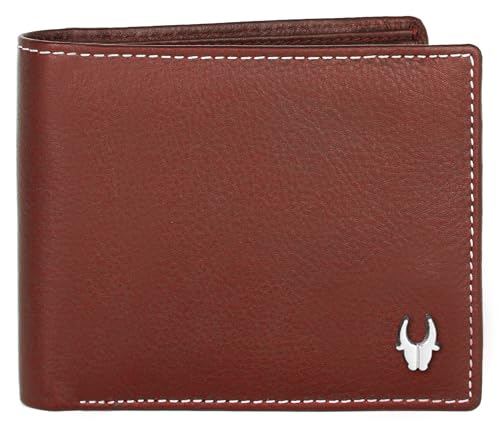 Image of WildHorn Gift Hamper for Men I RFID Protected Leather Wallet & Belt Combo Gift Set I Gift for Friend, Boyfriend,Husband,Father, Son Etc (Brown & Maroon)