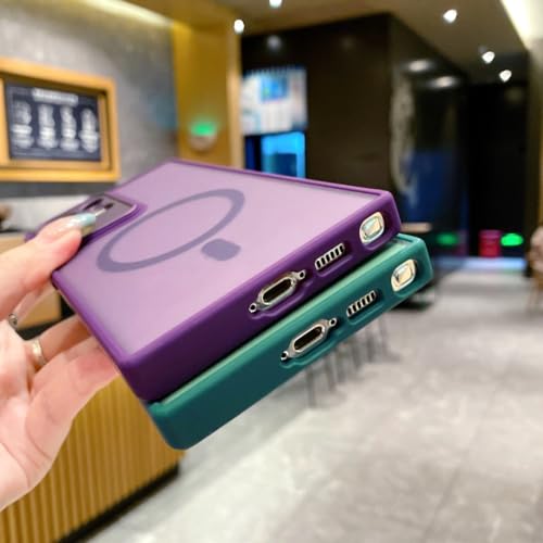 Coque Galaxy S22 Plus armure mate translucide avec finition violette premium