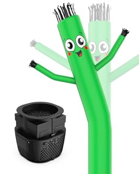 inflatable man outside garage