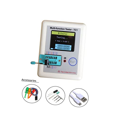 TEHAUX 3 Pecas Capacitor Te Kits Eletrônicos Testador De Transistor Medidor De Resistência Medidor D