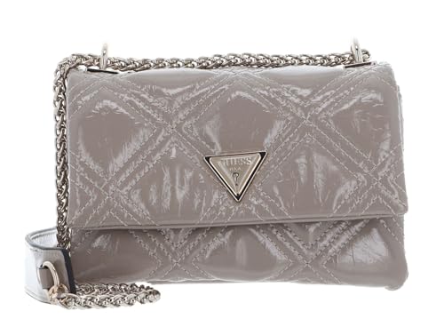 Bolso bandolera GUESS Deesa Mini bolso pequeño convertible marrón topo con solapa
