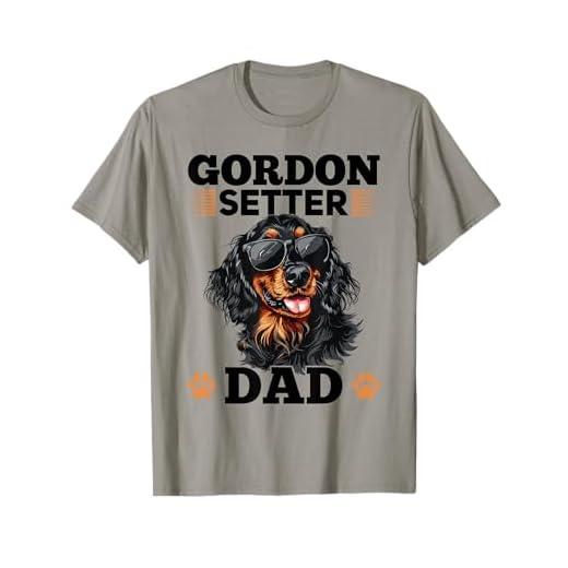 Gordon Setter Dog Breed Gordon Setter Dad T-Shirt