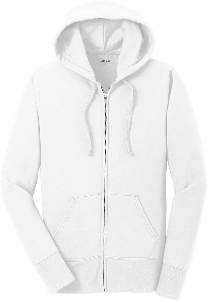 Ladies Core Fleece Full-Zip Hooded Sweatshirts in Sizes: XS-4XL