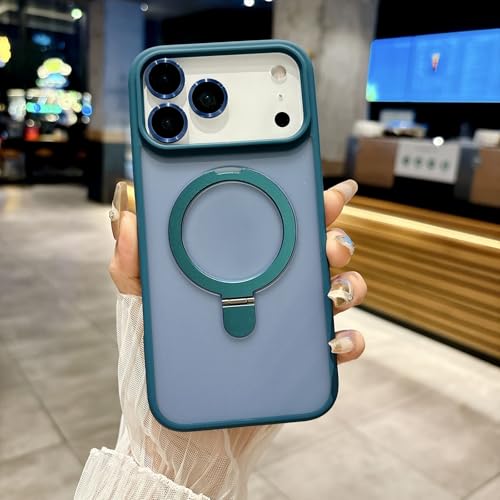 Coque iPhone 17 Pro bleu silicone givré évite les bris de verre