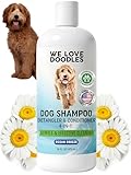 We Love Doodles Dog Shampoo, Conditioner, & Detangler - Shampoo for Dogs, Goldendoodles, Poodles & Doodles, for Matted Pet Hair & Sensitive Skin, Made in The USA, Ocean Breeze, 16 oz