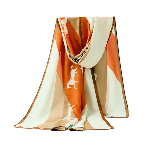 Zando Horse Pattern Scarf for Women Lightweight Neck Scarves & Wraps Pashmina Shawl Wraps Hair Head Scarf