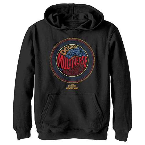 Marvel Unisex Child Multiverse Runes Hoodie Sweatshirt, Black, Small US - image 1
