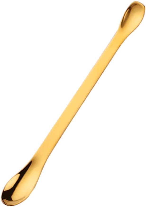 Stainless Steel Double Ended Stirring Seasoning Spoon for Coffee, Kitchen