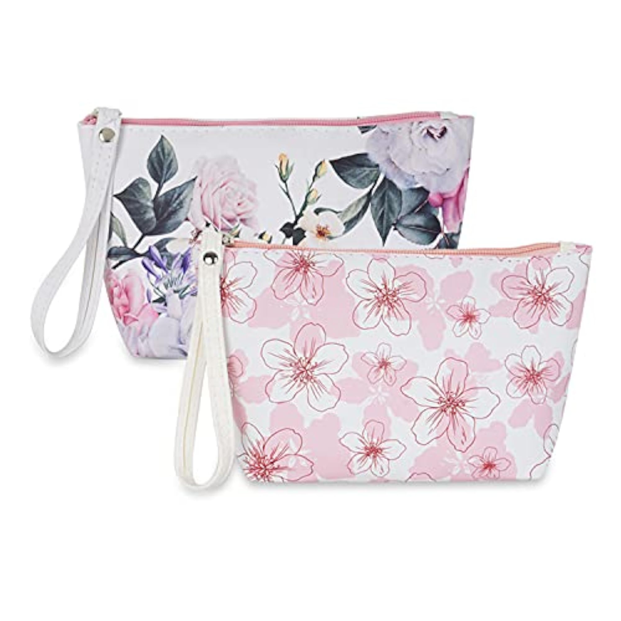 PU Floral Print Makeup Pouch for Women