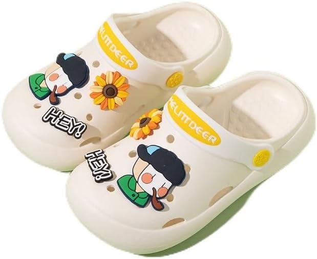 Generic Toddler Kids Mules Boys Girls Cute Garden Water Clogs Sandals Slip On Shoes Slipper Slides Lightweight Outdoor Summer Children Beach Pool Shoes for Baby Little Kids94 Multi