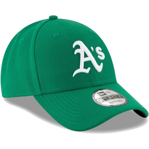 New Era Boné MLB The League 9FORTY Alternativo Ajustável Tamanho Único, Oakland Athletics, Tamanho Ú