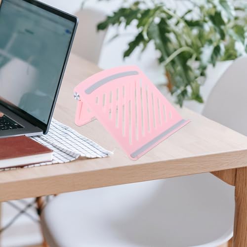Base portátil ajustable para laptop plegable rosa miniatura 5