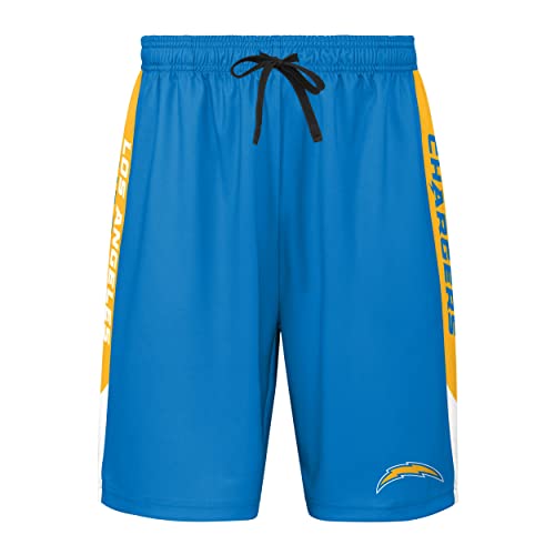 Image of FOCO NFL Mens NFL Team Logo Side Stripe Training Shorts