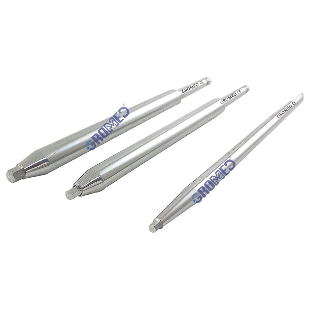 Gromed Ortho Hex QC Screw Driver Quick Coupling, Hexagonal Tip - Set of 3 Pcs - 2.7/3.5/4.5mm, Stainless Steel Orthopedic General Surgical Instruments (B0CSJX7VXX) Amazon Price History, Amazon Price Tracker