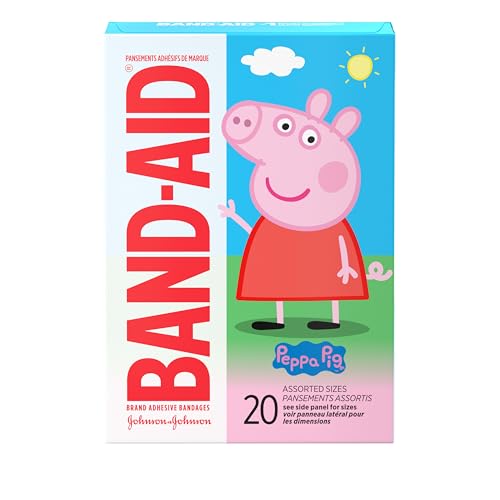 Band-aid Brand Adhesive Bandages, Peppa Pig, Assorted Sizes, 20 Count