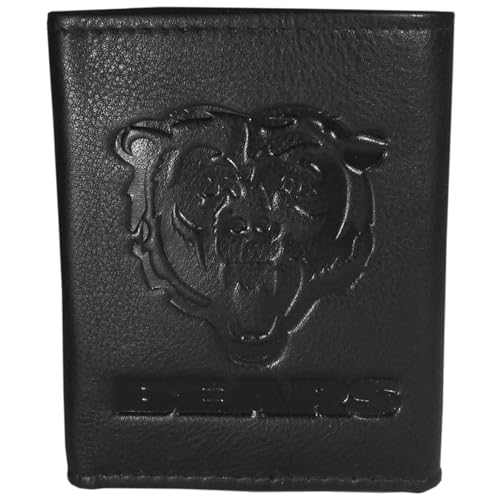 Image of Siskiyou NFL Unisex Embossed Leather Tri-fold Wallet