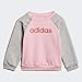adidas I Lin Jogg FL Unisex Bebé, Rossua/Blanco, 62