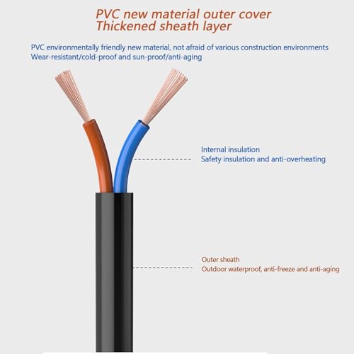 Câble flexible isolé en PVC à 2 conducteurs pour éviter les pannes d'éclairage - 2