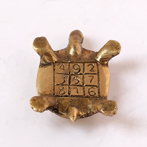 GURU JEE™ Brass Tortoise Statue for Good Health, Longevity and Happiness Indian Art Feng Shui Turtle for Home Office Temple Religious Gifts Showpiece - Image 6